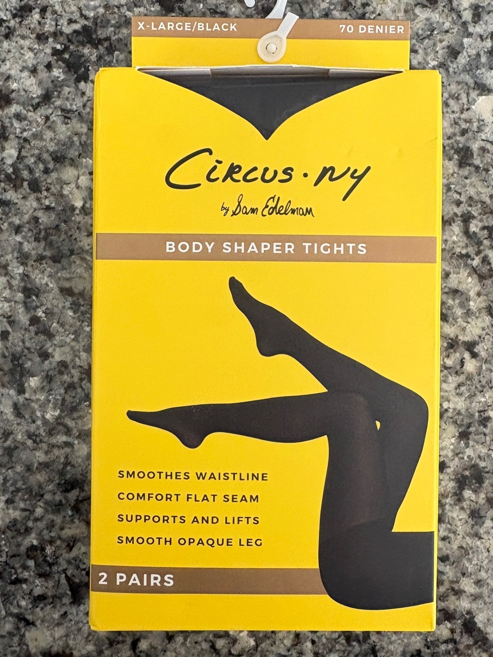 Circus NY by Sam Edelman woman’s body shaper tights, black. Size L or XL